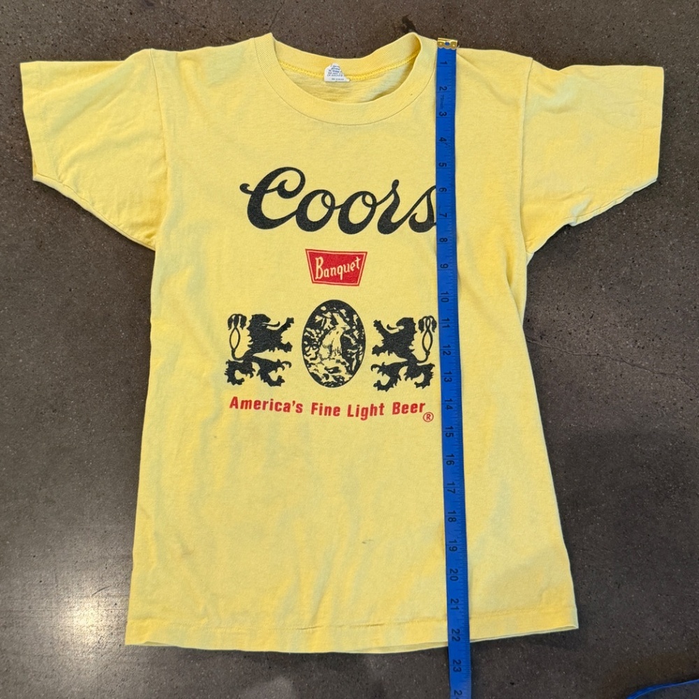 Vintage Coors Banquet T-Shirt - Women's Small - Picture 2 of 3